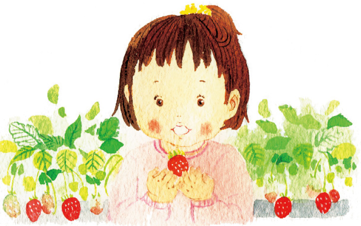 3月いちごハウスの おくりもの